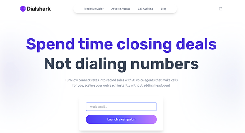 Dialshark predictive dialler and AI agent ecosystem