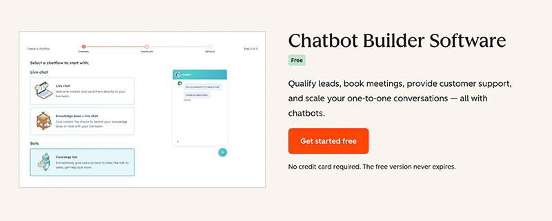 HubSpot Chatbot Builder